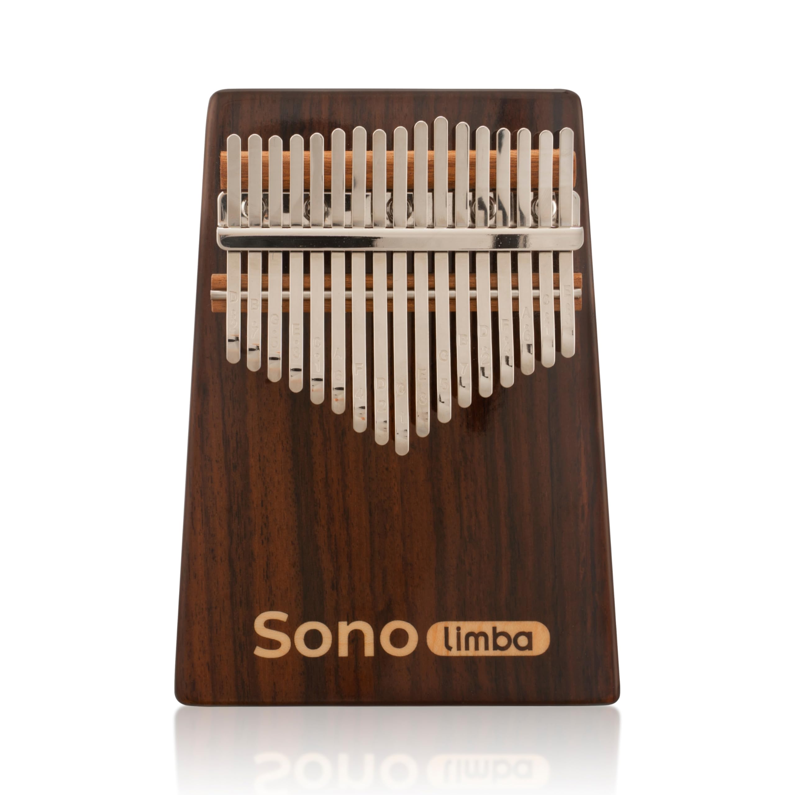 Kalimba avec 17 clés - Piano à pouces en bois de rose de haute qualité. Piano portable avec pochette et livre de chansons. Instrument de musique. Percussion à main pour enfant ou adulte