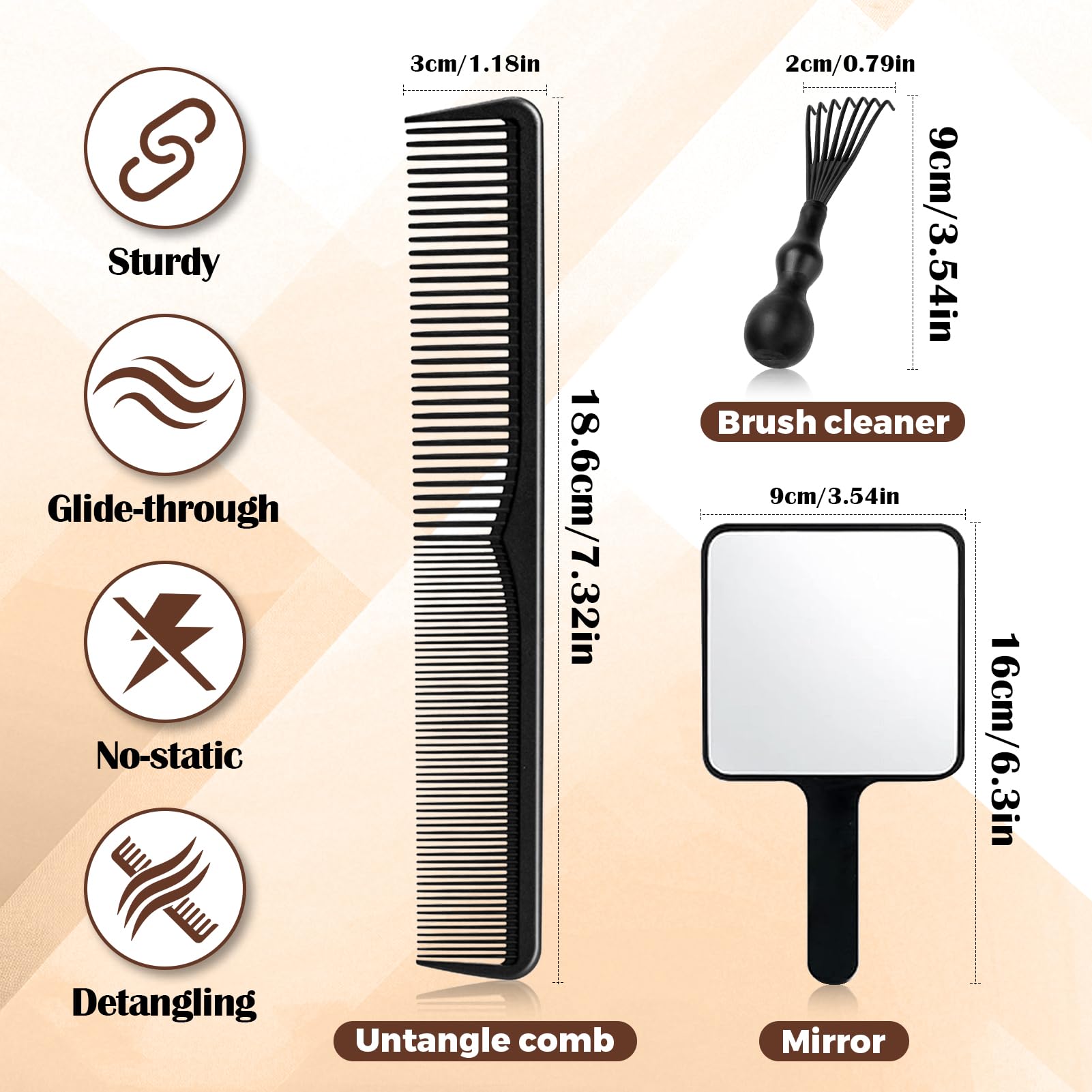 Wave Kit for 360 Waves with Brushes, Durag, Pomade and Accessories