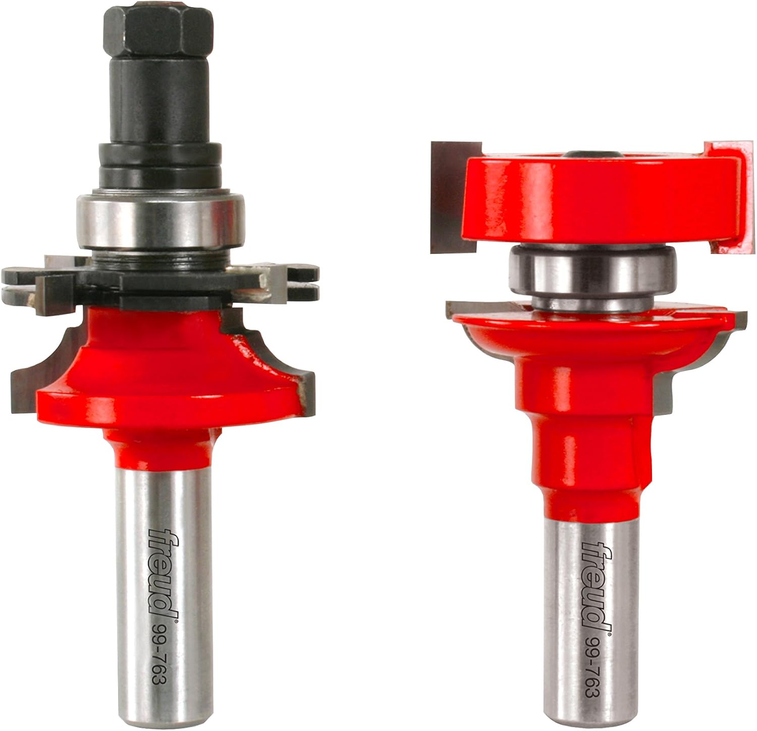 Freud 99763 New Premier Adjustable Rail and Stile Router Bit System, 1