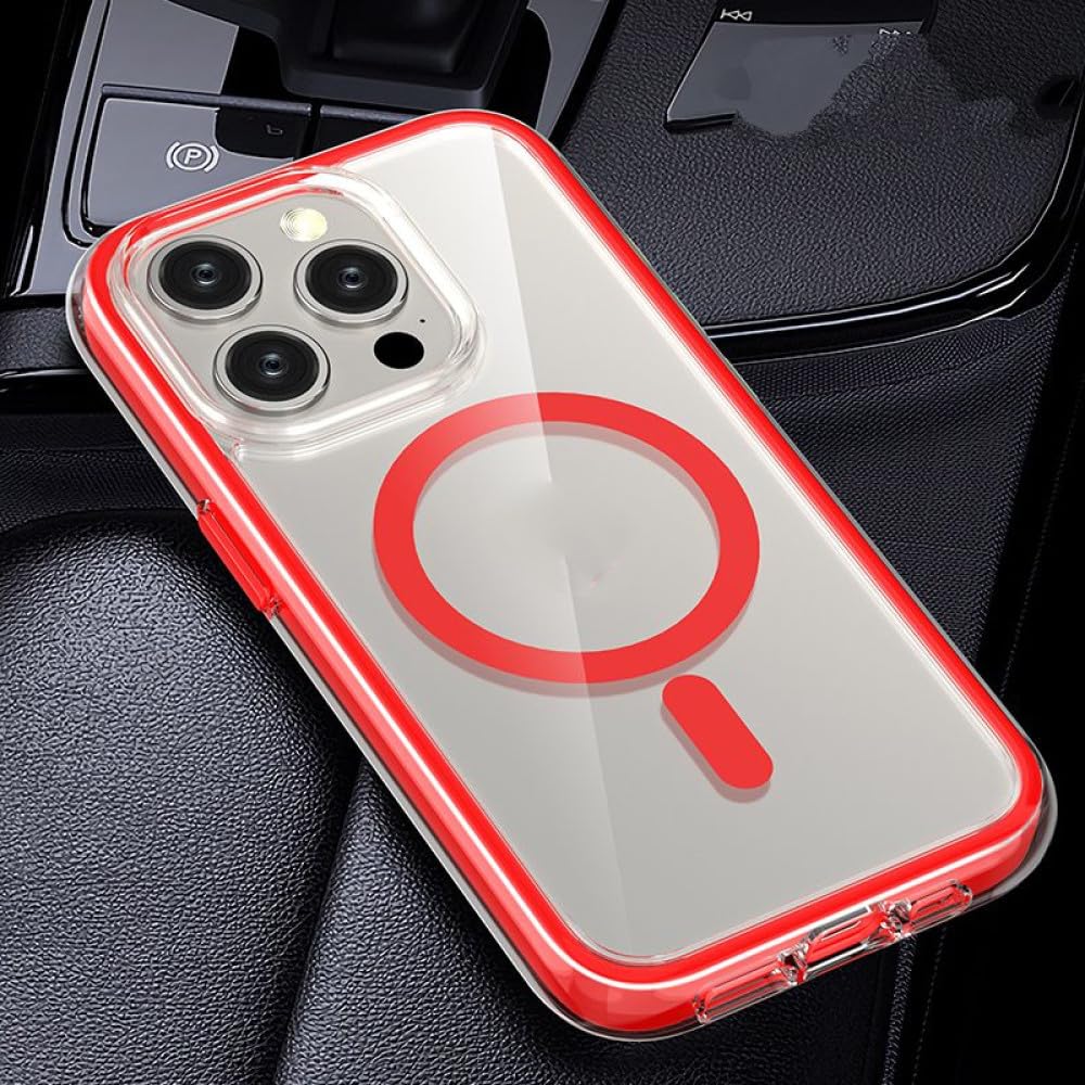 Coque airbag antichoc iPhone 15 Plus avec couverture magnétique intégrée - 7