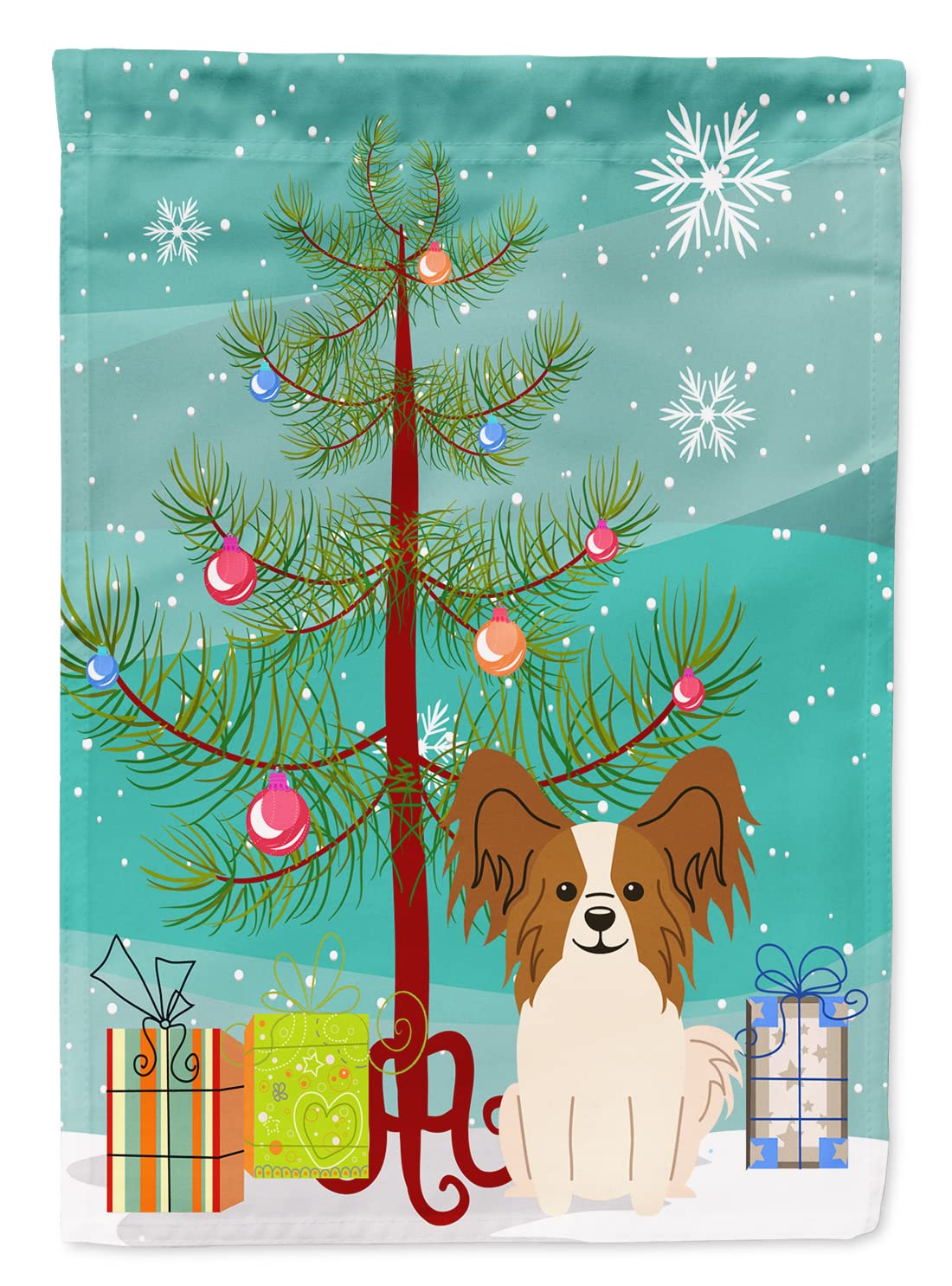 Sapin de Noël Papillon drapeau de maison grand format pour sublimer votre jardin en hiver BB4203CHF