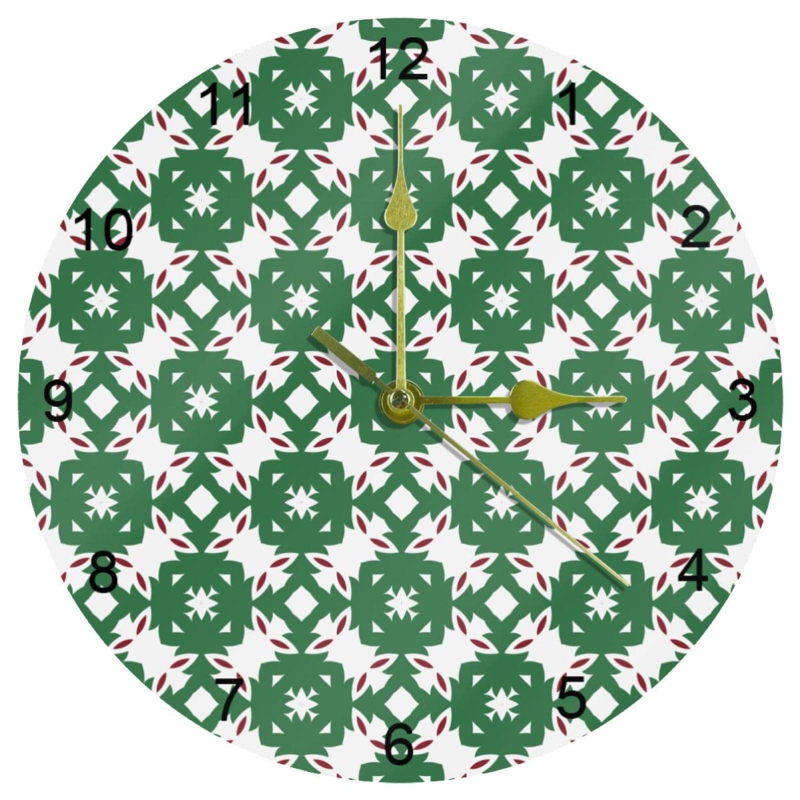 Horloge murale sans tic-tac silencieuse ronde pour stopper le bruit