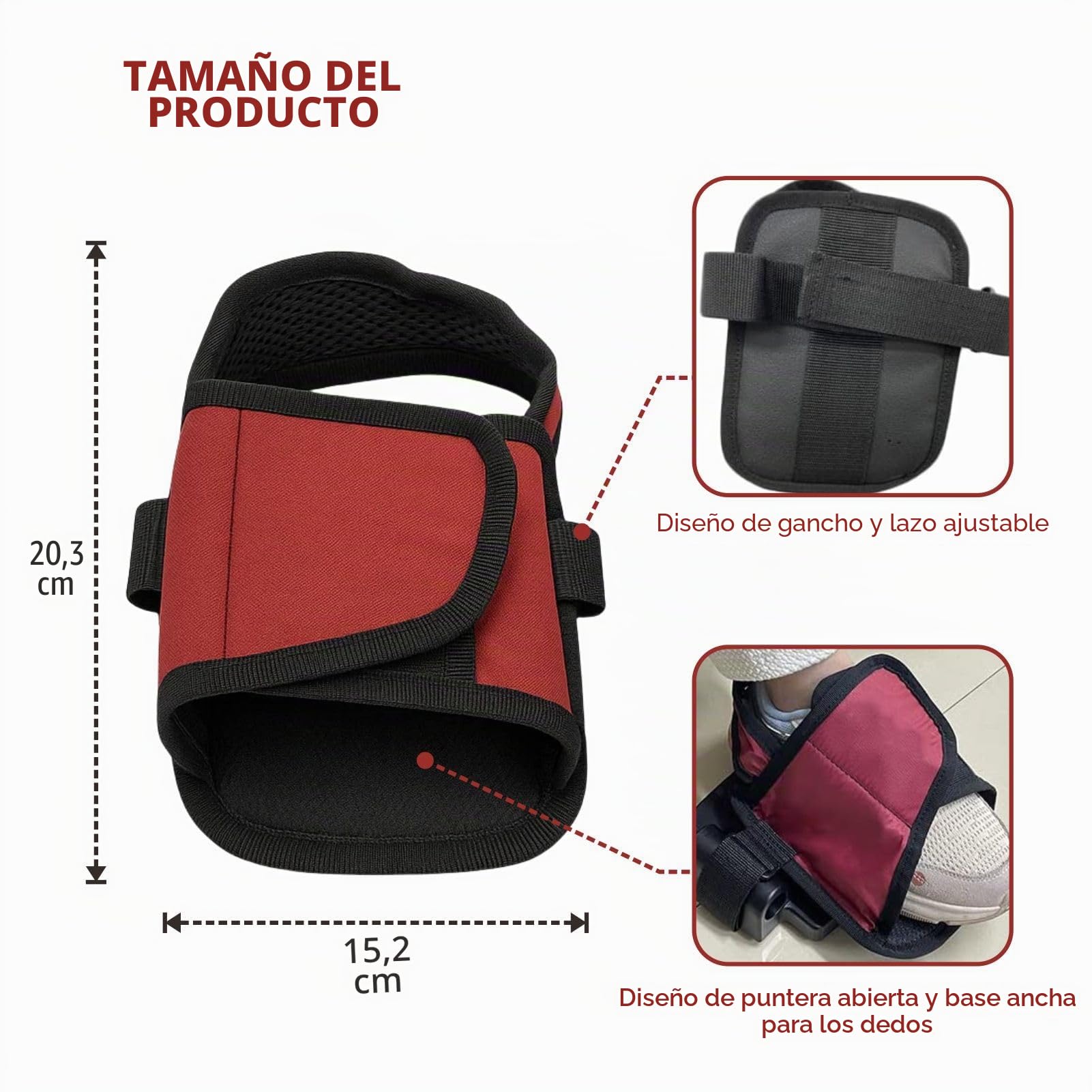 Soporte de pie para silla de ruedas para personas mayores y discapacitados, correa de posicionamiento antideslizante para zapatos, cinturón de asistencia protector, 2 unidades