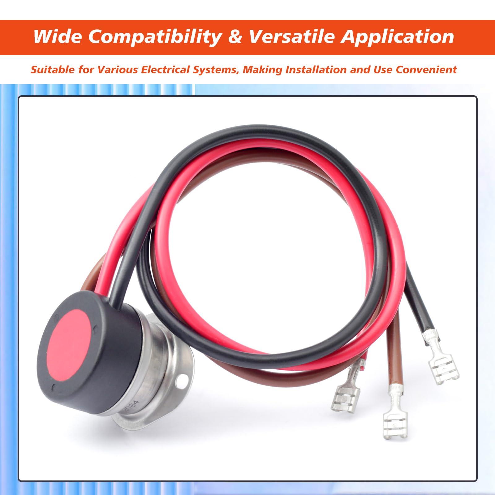 5709L 4751C - Termostato de descongelación para refrigerador de 3 cables de repuesto para control de clima para Larkin para Chandler para ventilador Bohn y piezas de terminador de 7
