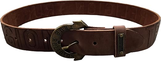 True Religion Jeans Leather Belt Brown 