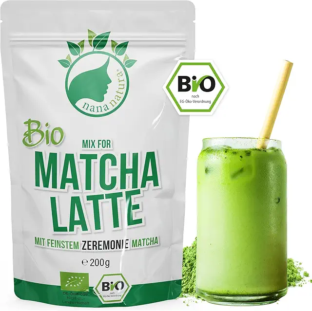 Bio Matcha Latte Mix - dm Matcha mit 22% japanischem Zeremonie-Grüntee