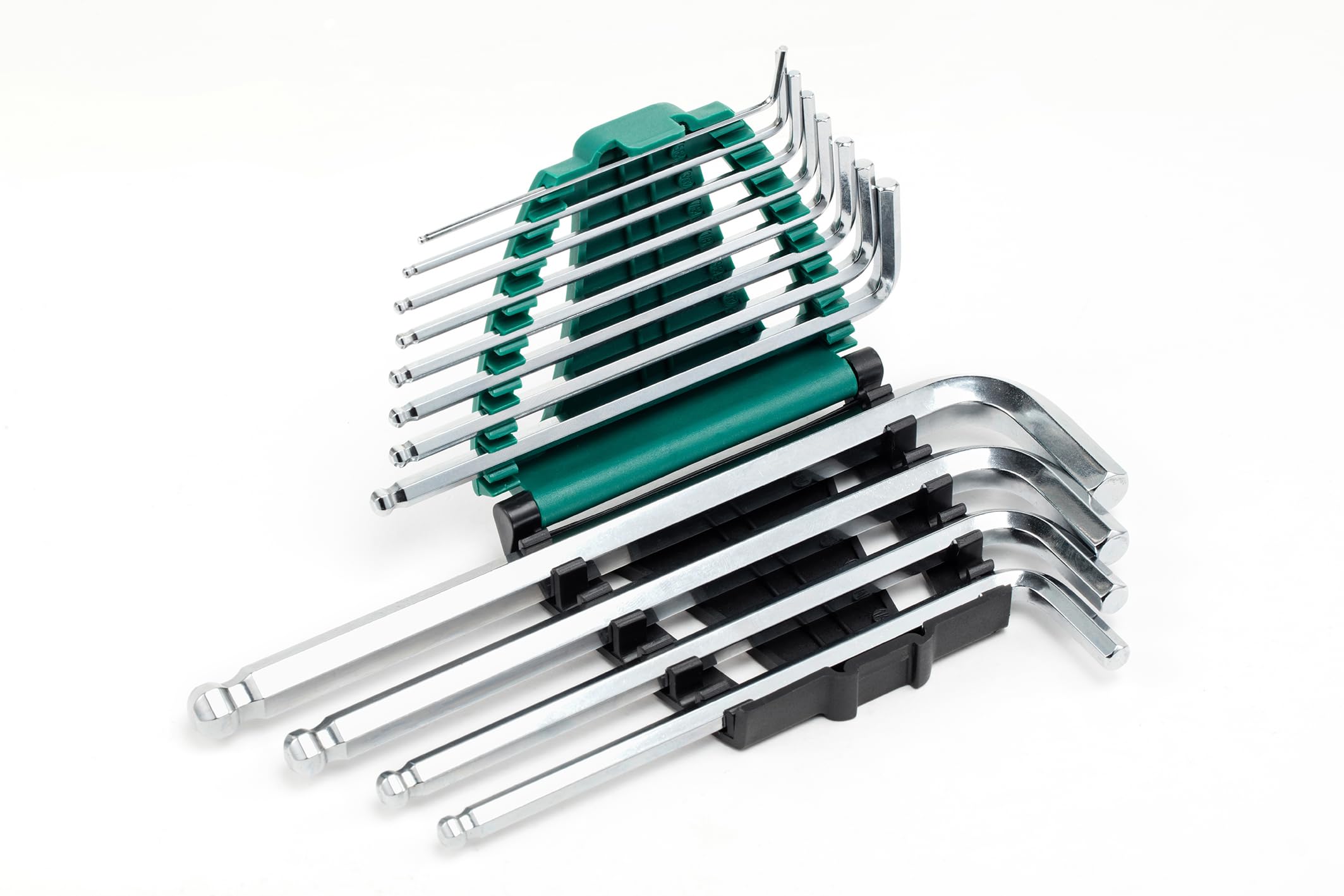 SATA Stiftschlüssel-Satz Extra Lang – 12-teilig, 1/16'-3/8', Mit Halter Für Höheres Drehmoment