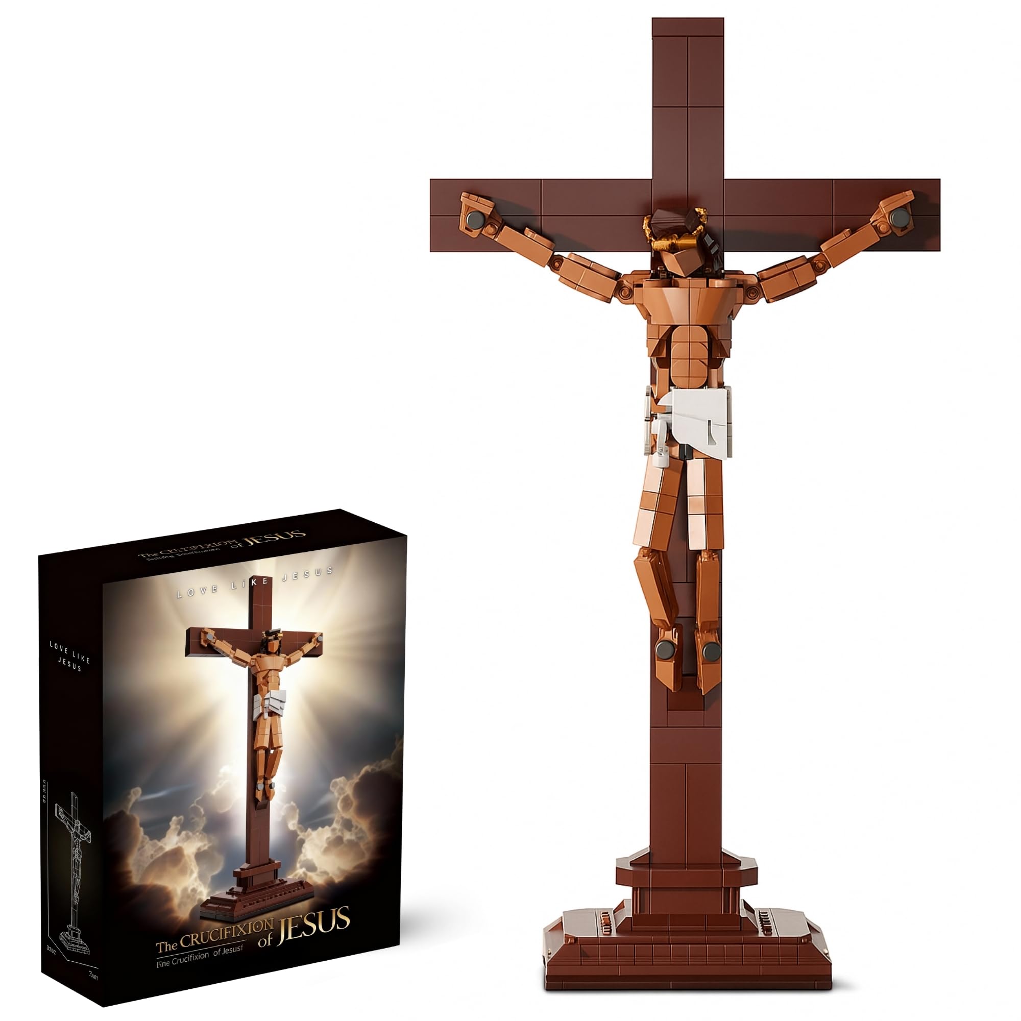 jesus　Providence P-3LD AB box + 2LOOP Amazon.com: TLOEP Jesus Cross Building Blocks Set, 588 PCS