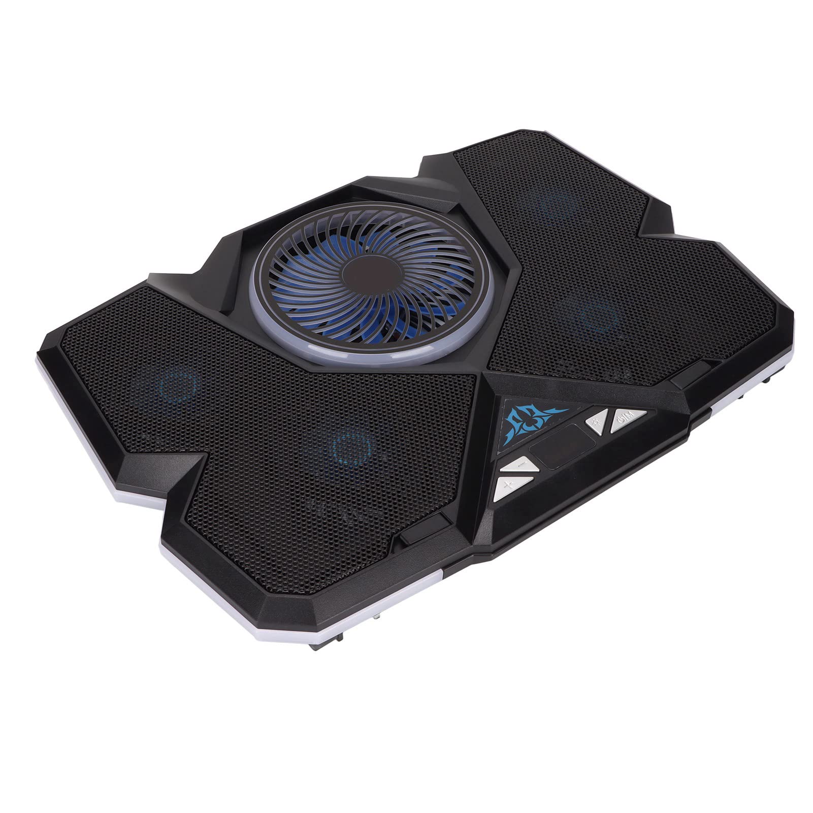 Base di raffreddamento per laptop 12 modalità RGB 7 supporti in altezza Ventola di raffreddamento per laptop da gioco con schermo LED e controllo touch per giochi e lavoro su