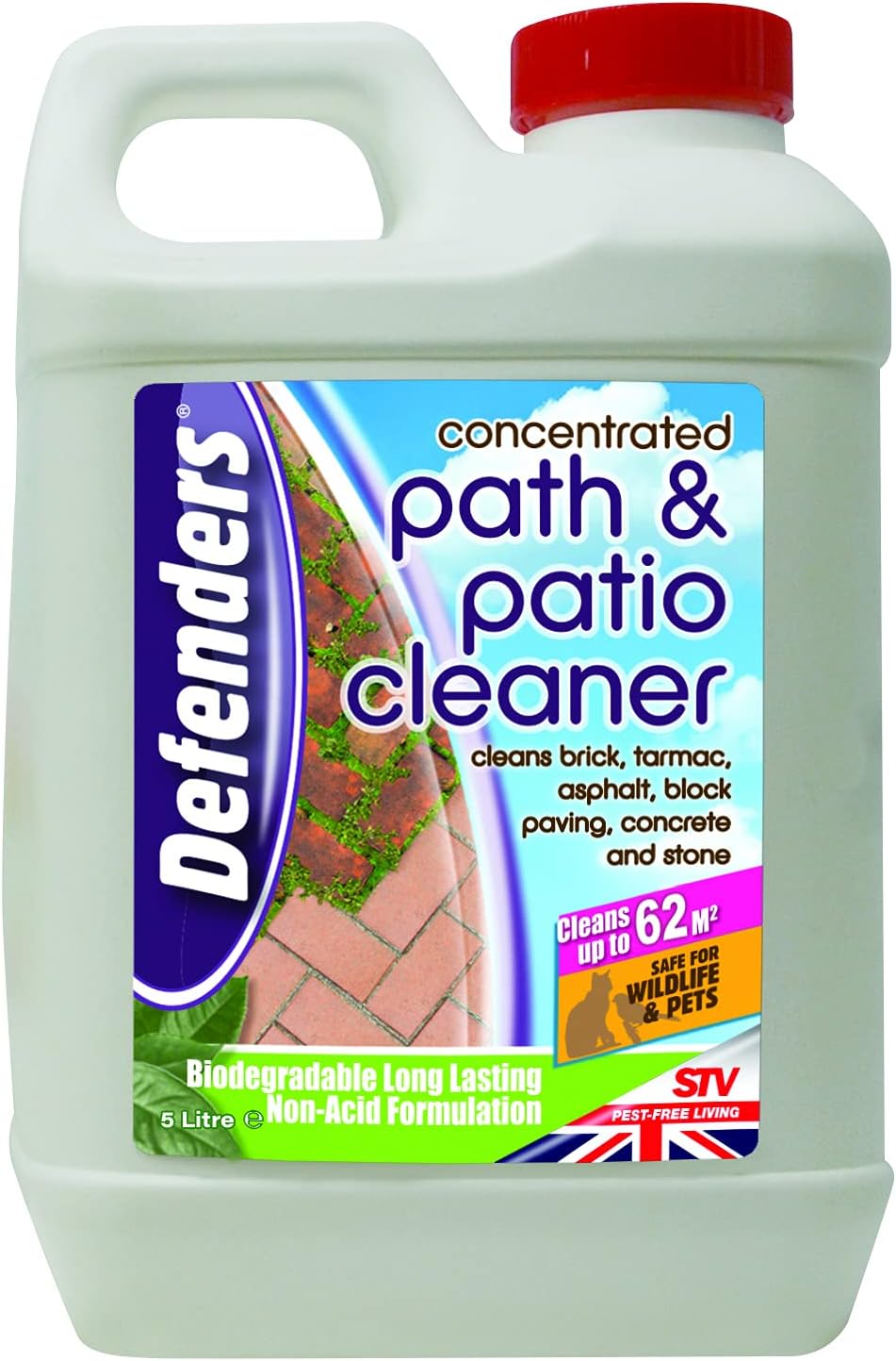 Concentrated Patio Cleaner 5L Value Pack (62m2 coverage, suitable for