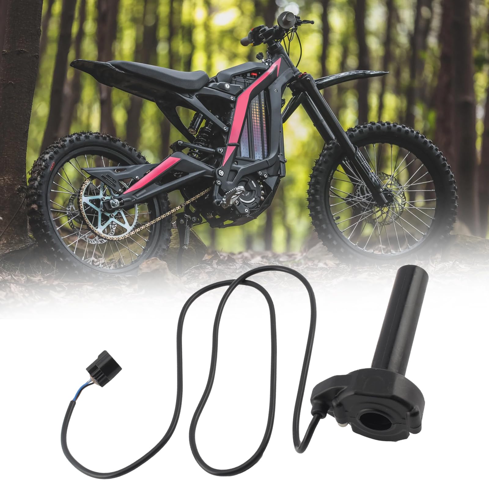 Throttle Grip, Universal Otorcycle Accelerator Electric Scooter Twist Speed Throttle Grip With