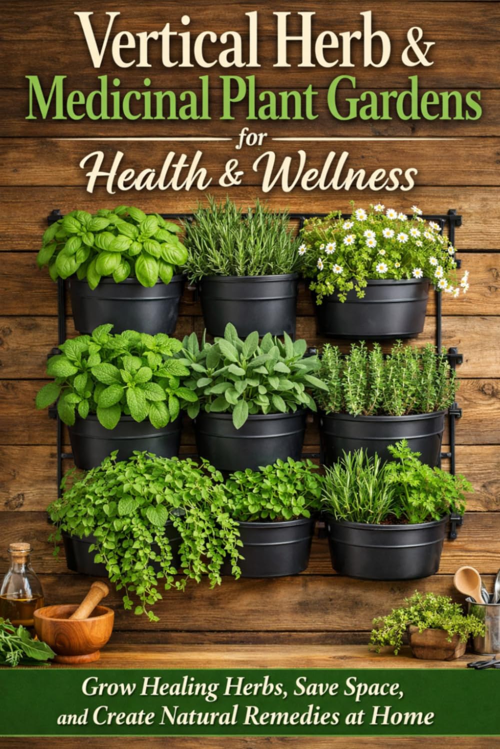 Vertical Herb & Medicinal Plant Gardens for Health & Wellness: Grow Healing Herbs, Save Space, and Create Natural Remedies at Home