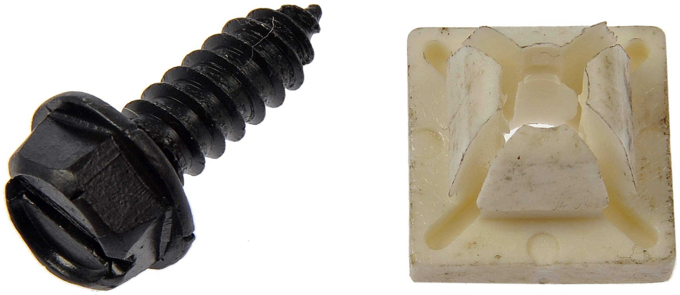 Dorman 785-150 License Plate Fasteners- No. 14 x 3/4 In. Black Oxide (Pack of 4)