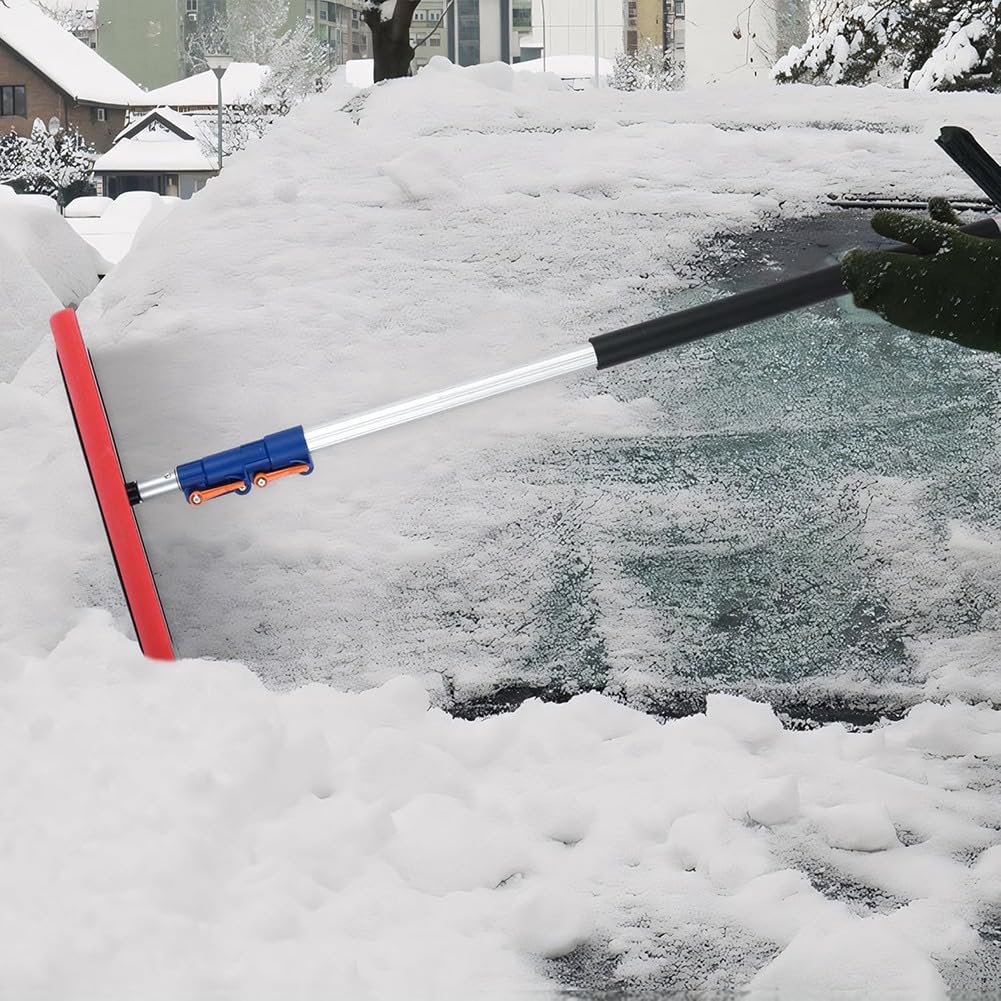 Schaum-Schneebürste & Dach-Schneerechen Leichter Schaumkopf-Schneebesen für Dächer, Fahrzeuge und Dachrinnen