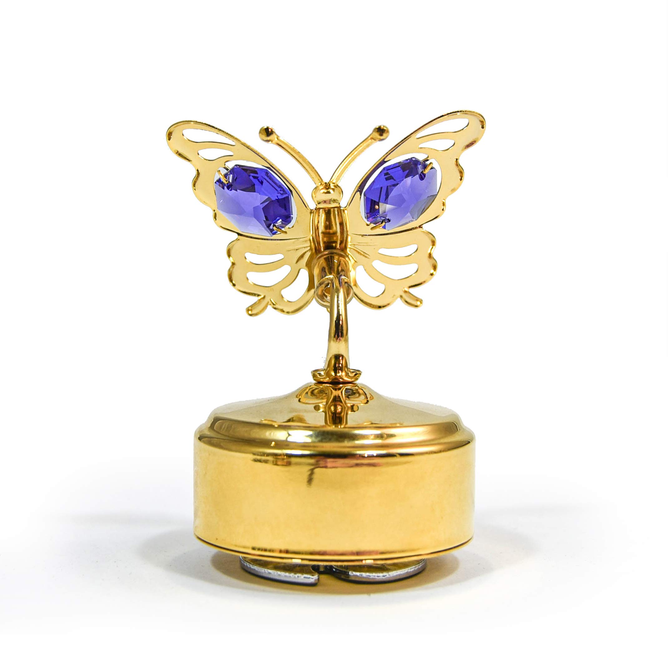 Amazon.com: Mascot Crystal Delight 24K Gold Plated Butterfly Music