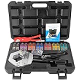 IBOSAD Hydraulic Hose Crimper Hydra-Krimp 71500 Manual A/C Hose Crimper Kit Air Conditioning Repaire Handheld Hydraulic Hose Crimping Tools