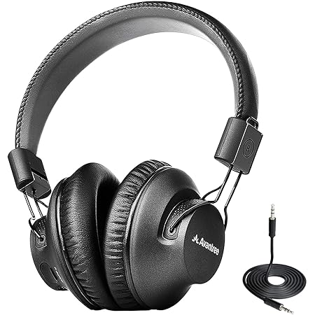 Avantree [2020 New] AS9PA aptX Low Latency Bluetooth 5.0 Over Ear Headphones for Computer TV Watching, Class 1 Long Range Wireless Wired Hi-FI Stereo Headset with Mic for PC Laptop Cell Phones Call