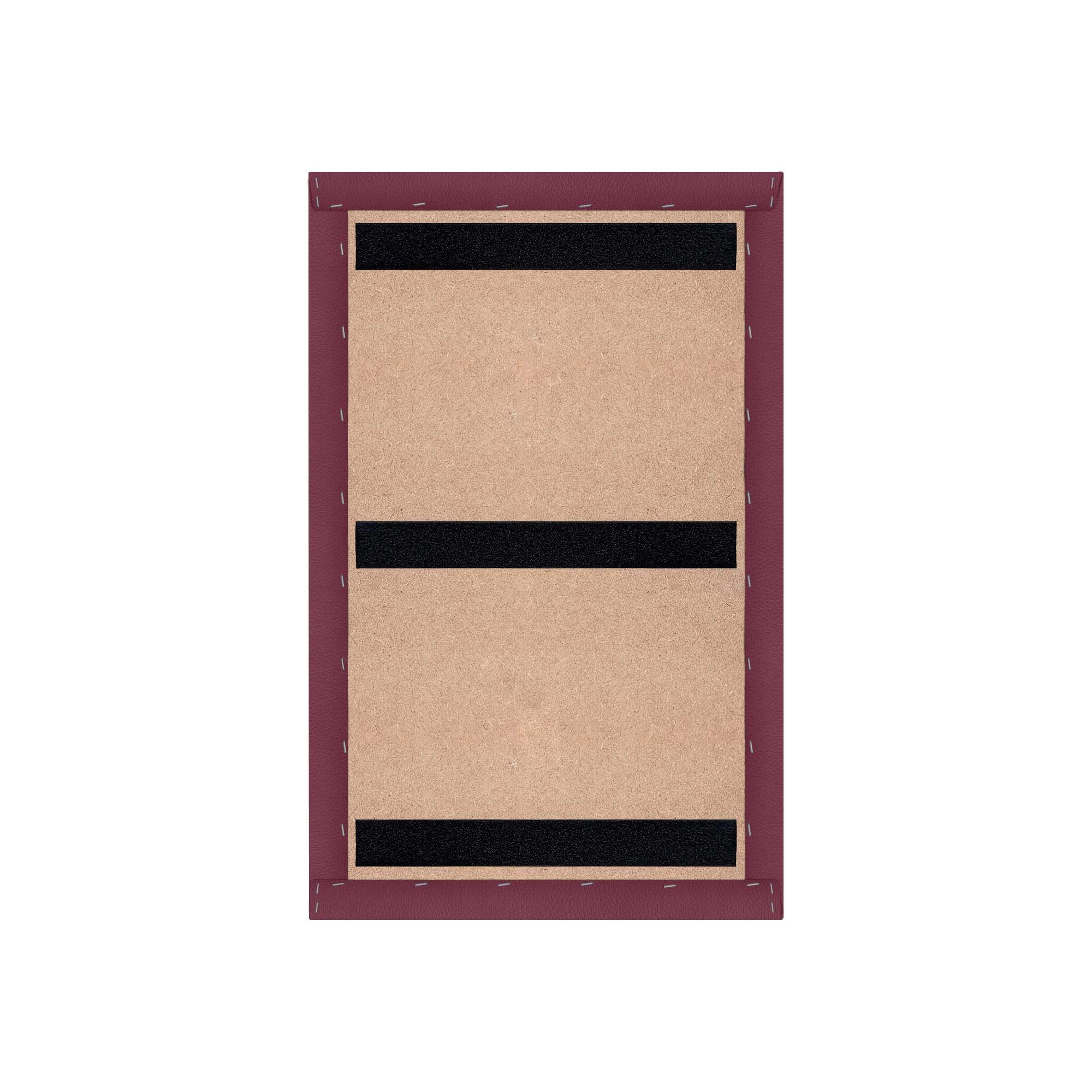 DHOME Testiera Imbottita in Similpelle Premium Antimacchia Design Modulare Verticale Autoadesiva Testata Letto Camera da Letto Imbottita (Vino Rosso, 160cm, Altezza 80cm, x4)