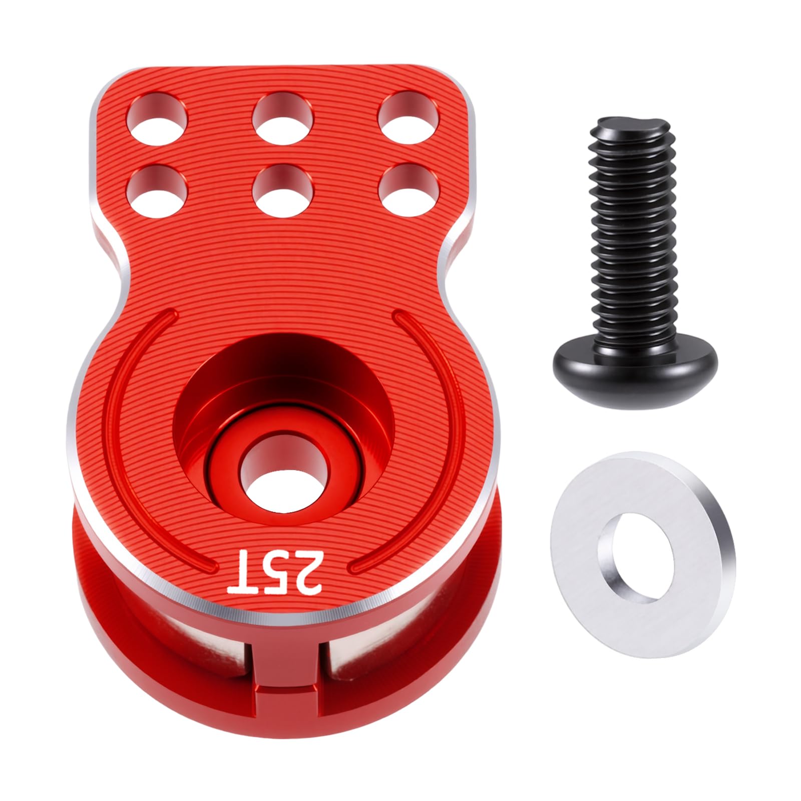 AXspeed 25T Servo Saver Arm Aluminium Servo Horn for 1:12 Tamiya Lunch Box Upgrade (Red)