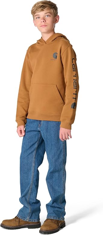 Carhartt Boys' Long Sleeve Hooded Sweatshirt
