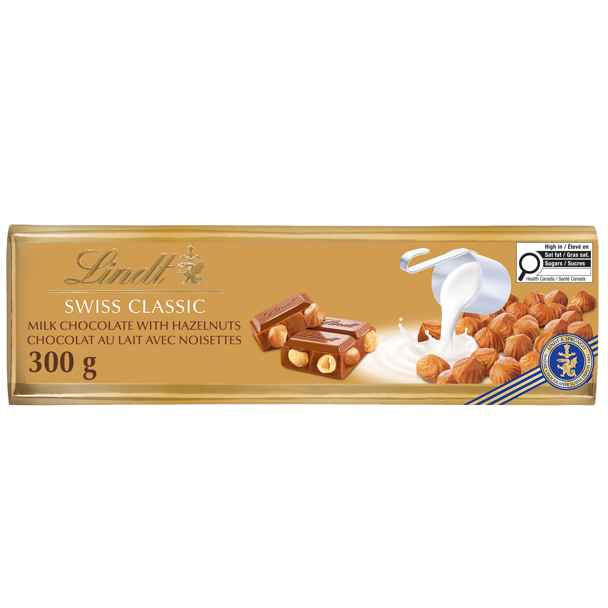 Swiss Classic Milk Chocolate With Whole Roasted Hazelnuts - 300g