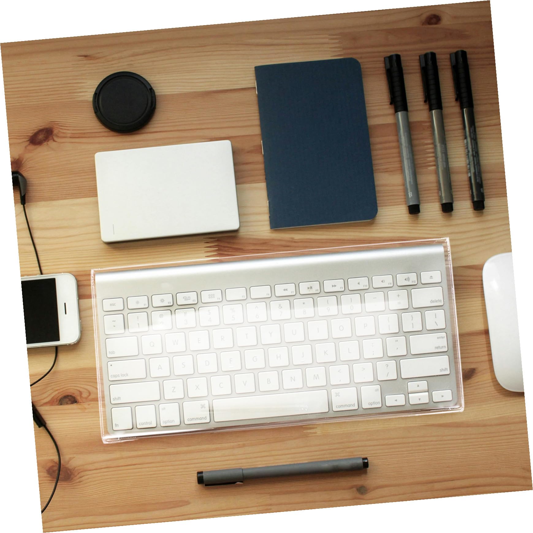 LALAFINA Protection de Clavier Acrylique Étanche Couverture Transparente Précise pour Clavier Mécanique, Accessoire Maison et L'école