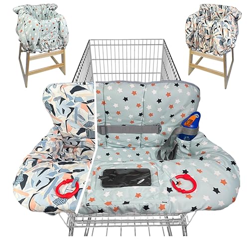 Miniatura 9 de Funda para carrito de compras para bebé, funda para carrito de comestibles para bebé niño y niña, funda para silla alta para bebé y niño, regalo de