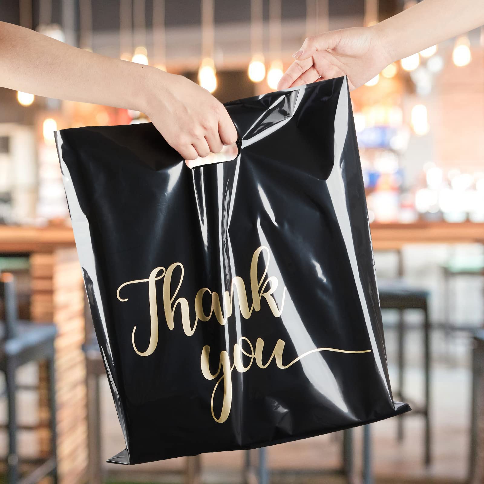 Amazon.com: ZORRITA 100 Pack Thank You Bags for Small Business, 15 