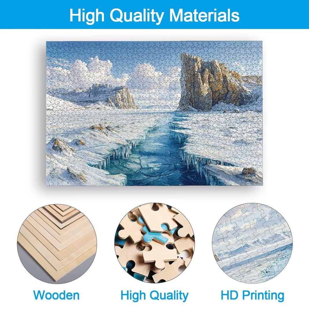 Puzzle 2000 Pièces Adultes, Puzzle 2000 Pieces Hiver, Cadeau Femme -2112