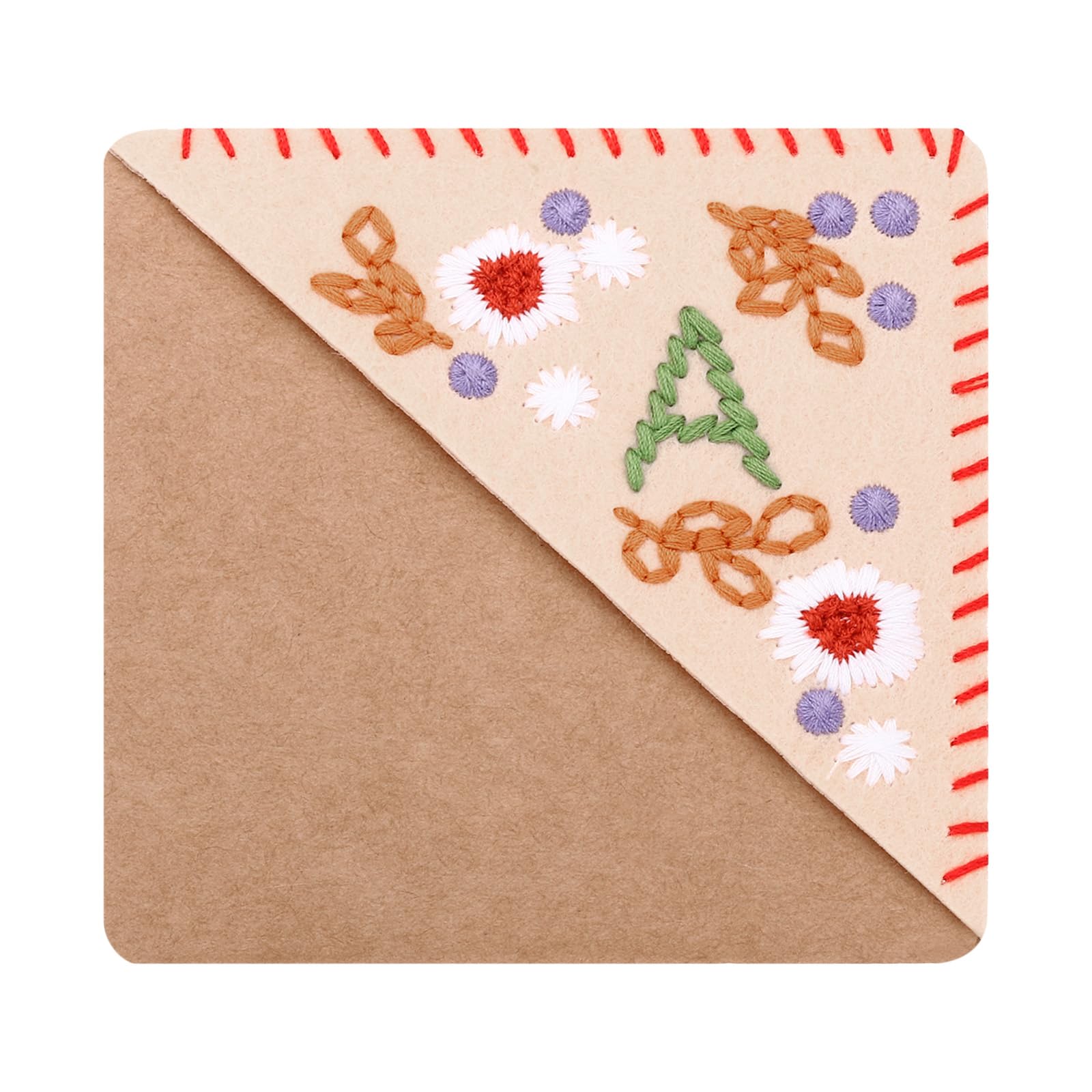 PATIKIL Personalized Embroidered Corner Bookmark
