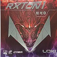 Borracha Tênis de Mesa Loki Rxton 1 ITTF 2.1mm Ofensiva Tension Energy Alta Velocidade Spin e Controle Ping Pong Profissional