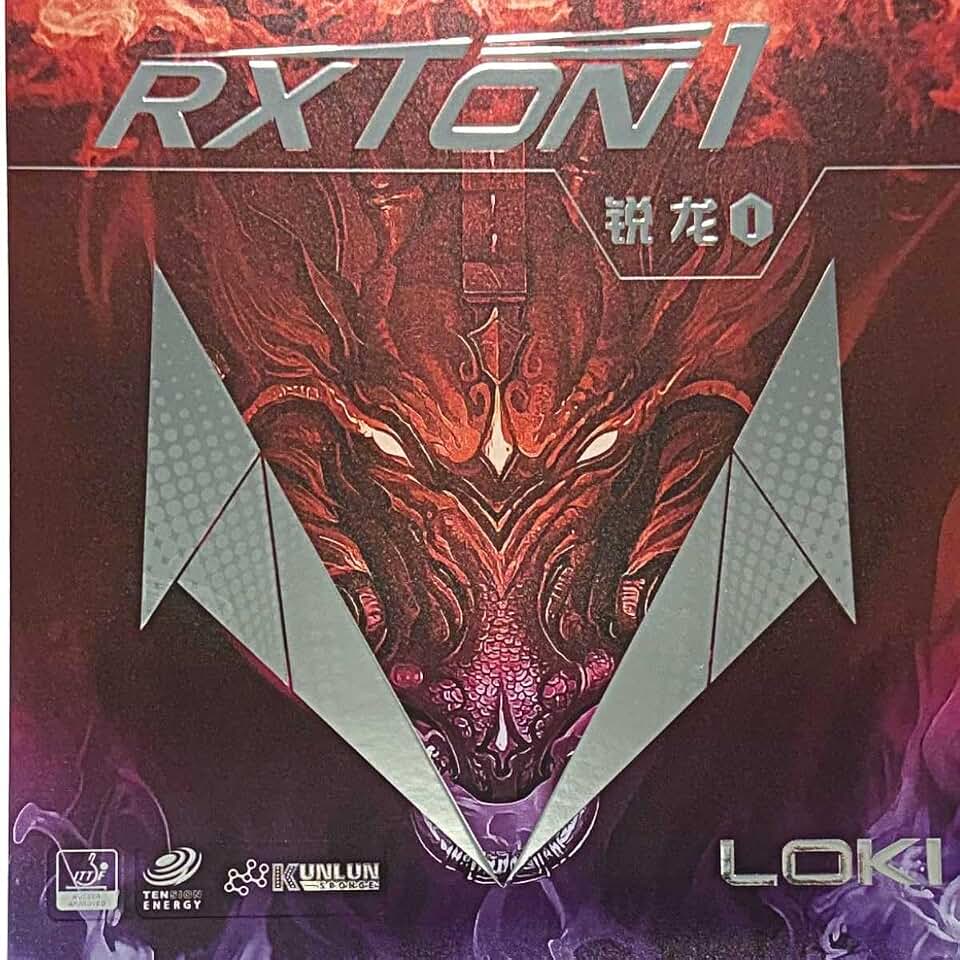 Borracha Tênis de Mesa Loki Rxton 1 ITTF 2.1mm Ofensiva Tension Energy Alta Velocidade Spin e Controle Ping Pong Profissional