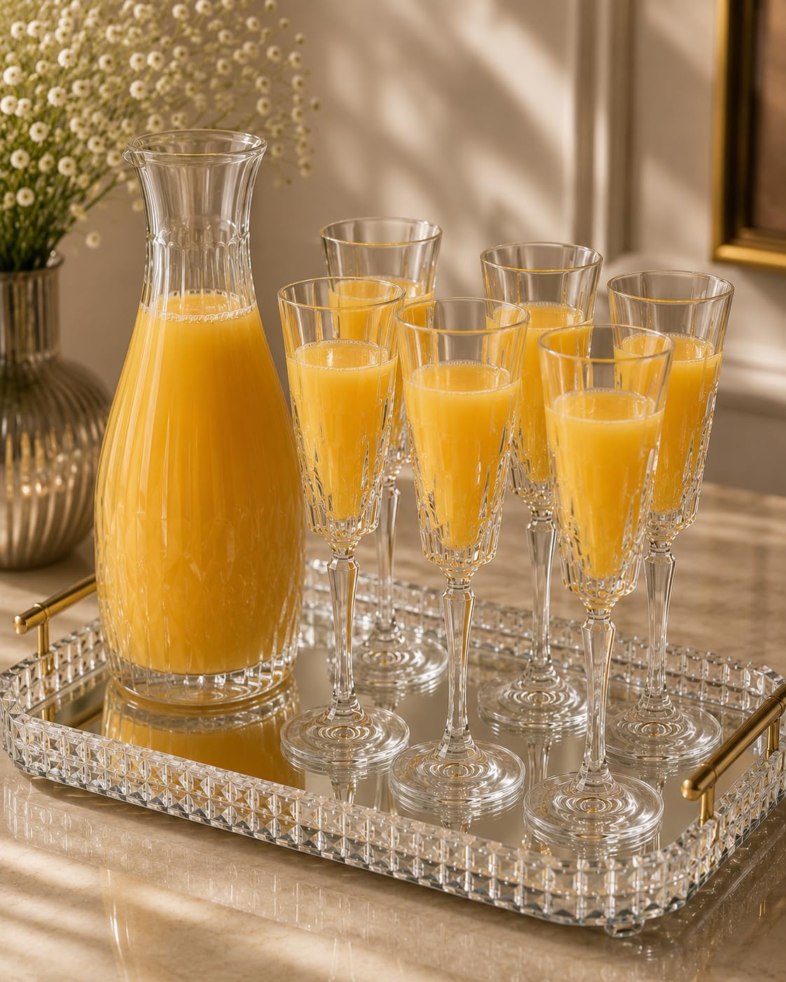 RCR Flûtes à champagne en cristal Timeless RCR 25874020006, lot de 6