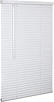 Vista 11 de LOTUS & WINDOWARE - Mini persiana de aluminio sin cuerda de 1 pulgada, 25 pulgadas de ancho x 84 pulgadas de largo, blanca, persianas metálicas