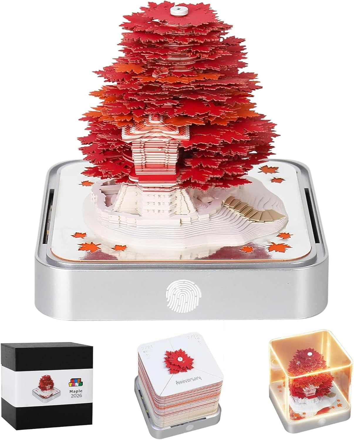 3D Art Calendar Memo Pad 2026 by MACTANO
