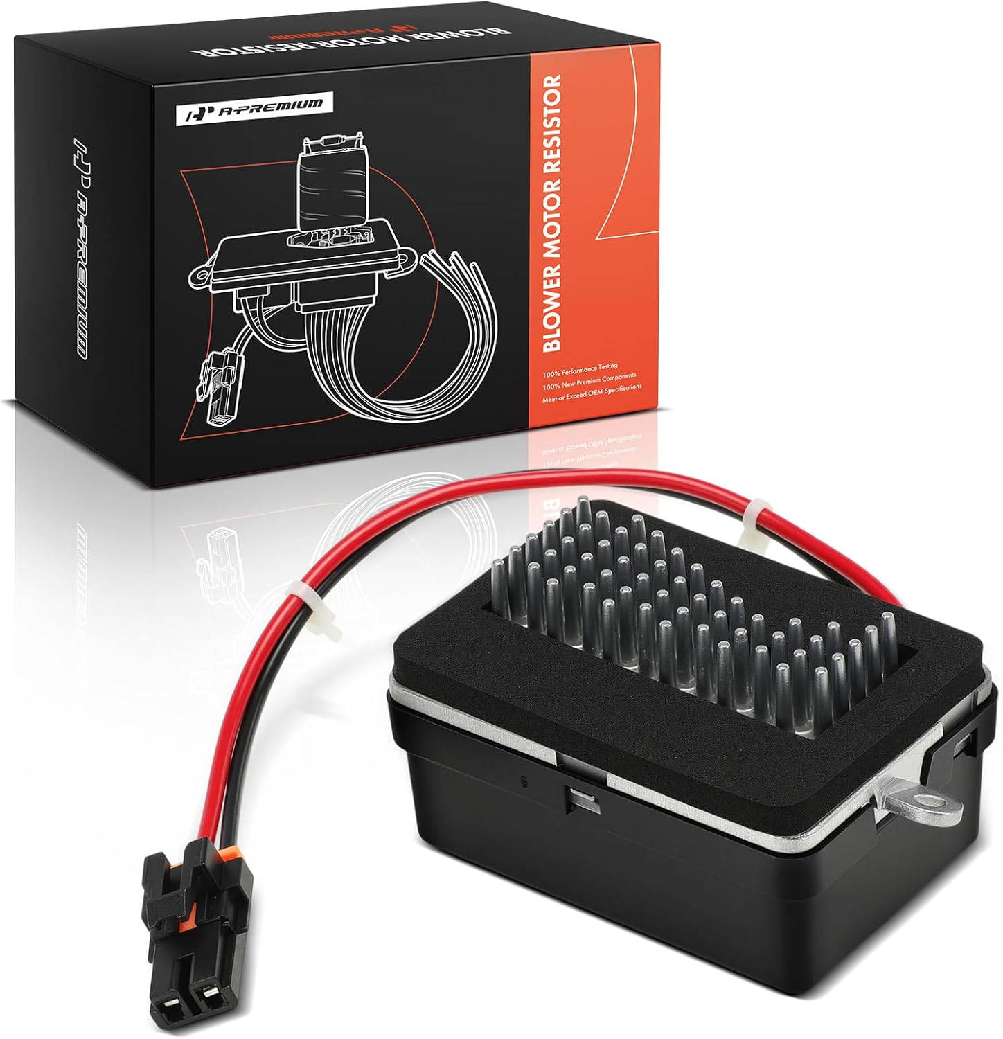 A-Premium Front HVAC Blower Motor Resistor Compatible with Chevrolet Silverado 1500, Silverado 2500 HD, Tahoe, Silverado 2500, Avalanche 1500, Suburban 1500 & GMC Sierra 1500, Yukon, Sierra 2500 HD