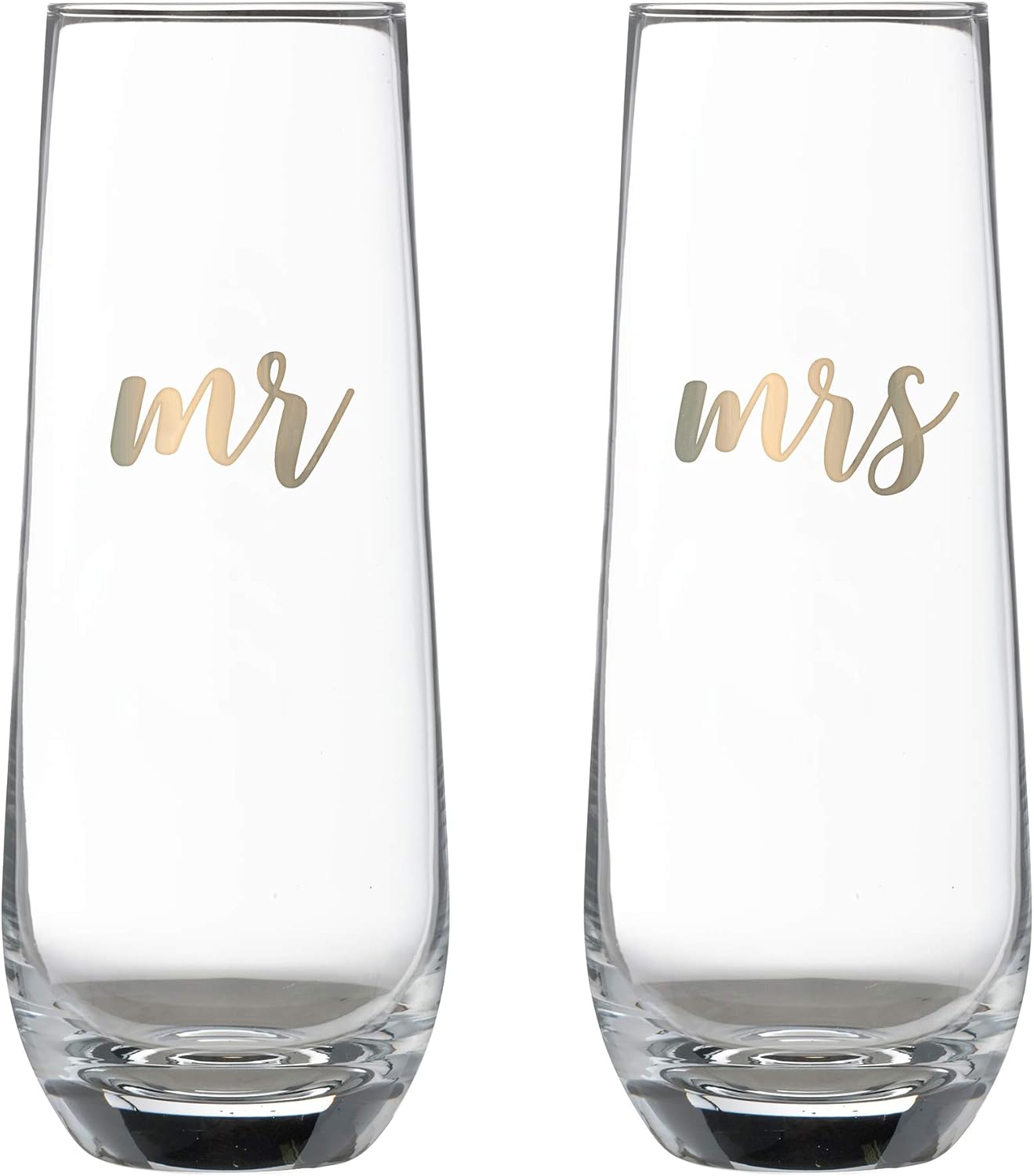 Lillian Rose Mr & Mrs Champagne Glass Set