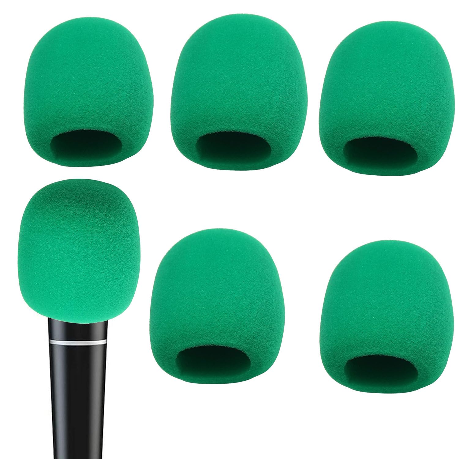 Amazon.com: 6 PCS Green Thicken Ball-Type Sponge Foam Mic Cover