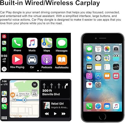 Miniatura 3 de Estéreo automático GPS para BMW 3 5 serie E60 E90 con Carplay iDrive System Navigator Android 12.0 Retenido IPS pantalla táctil (8.9 pulgadas