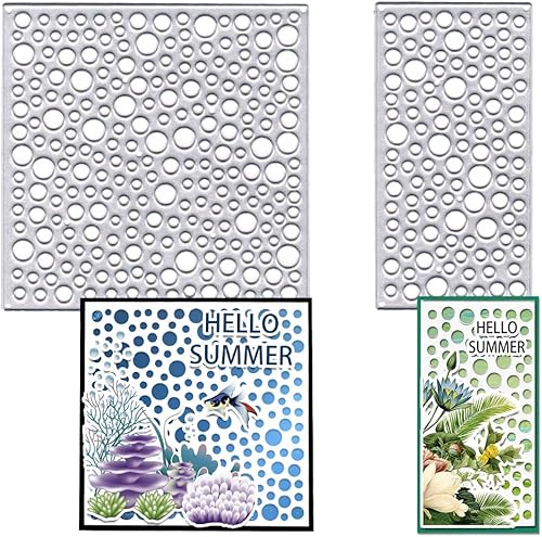 Hying Troqueles de fondo de marco 3D para hacer tarjetas, troqueles de corte de ilusión visual hexagonal para álbumes de recortes, papel, Hying Troqueles de fondo de marco 3D para hacer tarjetas, troqueles de corte de ilusión visual hexagonal para álbumes de recortes, papel,