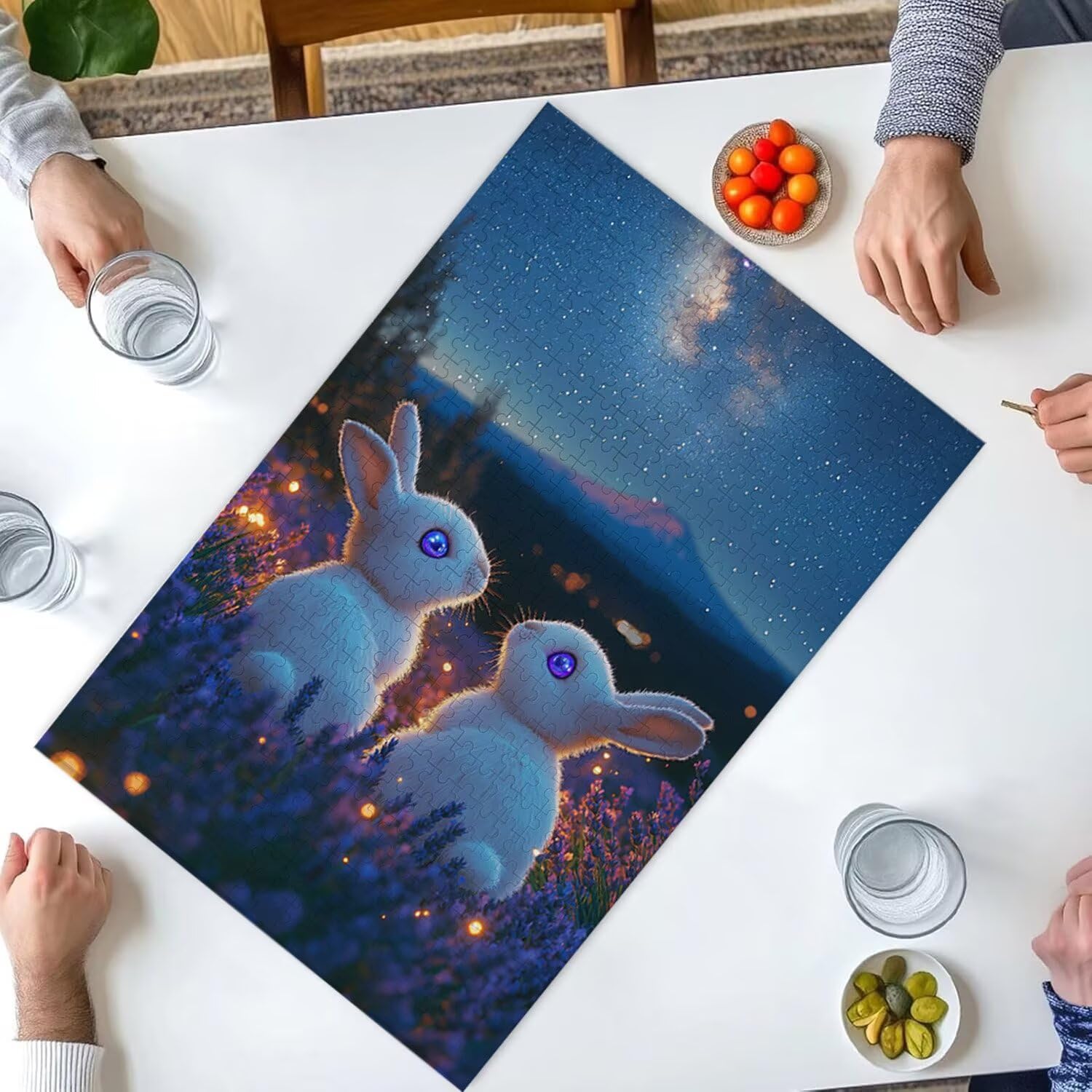 Puzzle dla dorosłych 4000 elementów dla królika gwiazdowego | Zabawa rodzinna i zajęcia grupowe dla nastolatków i | Prezent urodzinowy dla dzieci od 14 lat | Dekoracja domu i pomysł na prezent na