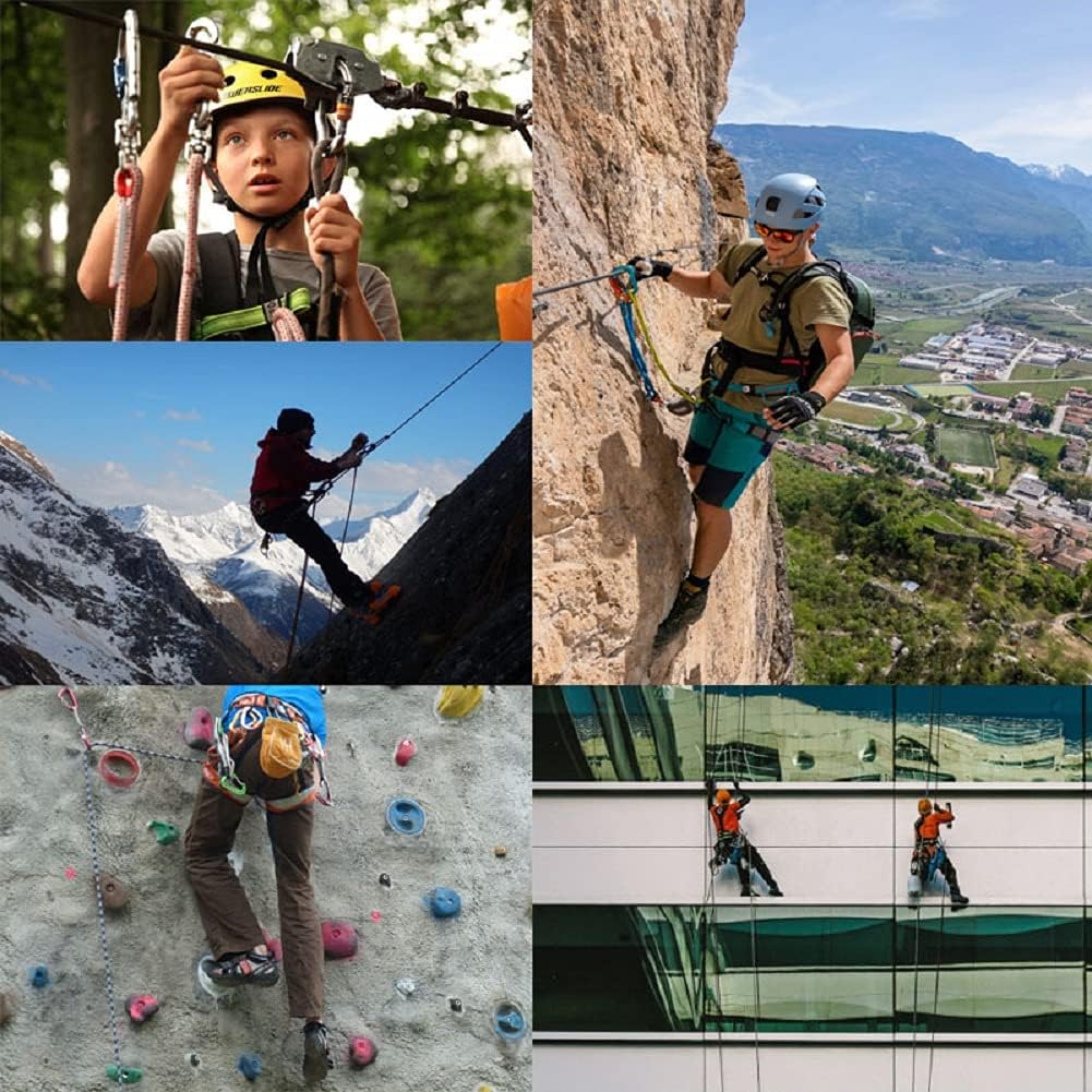 SOB Rescue Figure 8 Descender Belaying 40KN Bent Ear Belay Device Rock Climbing Rappelling Gear Aluminum Magnesium Alloy : Sports & Outdoors