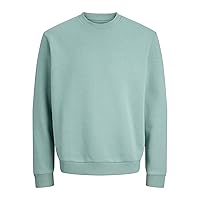 Jack & Jones Jjebradley Sweat Crew Noos Pls – Plus Size, Blu Minerale