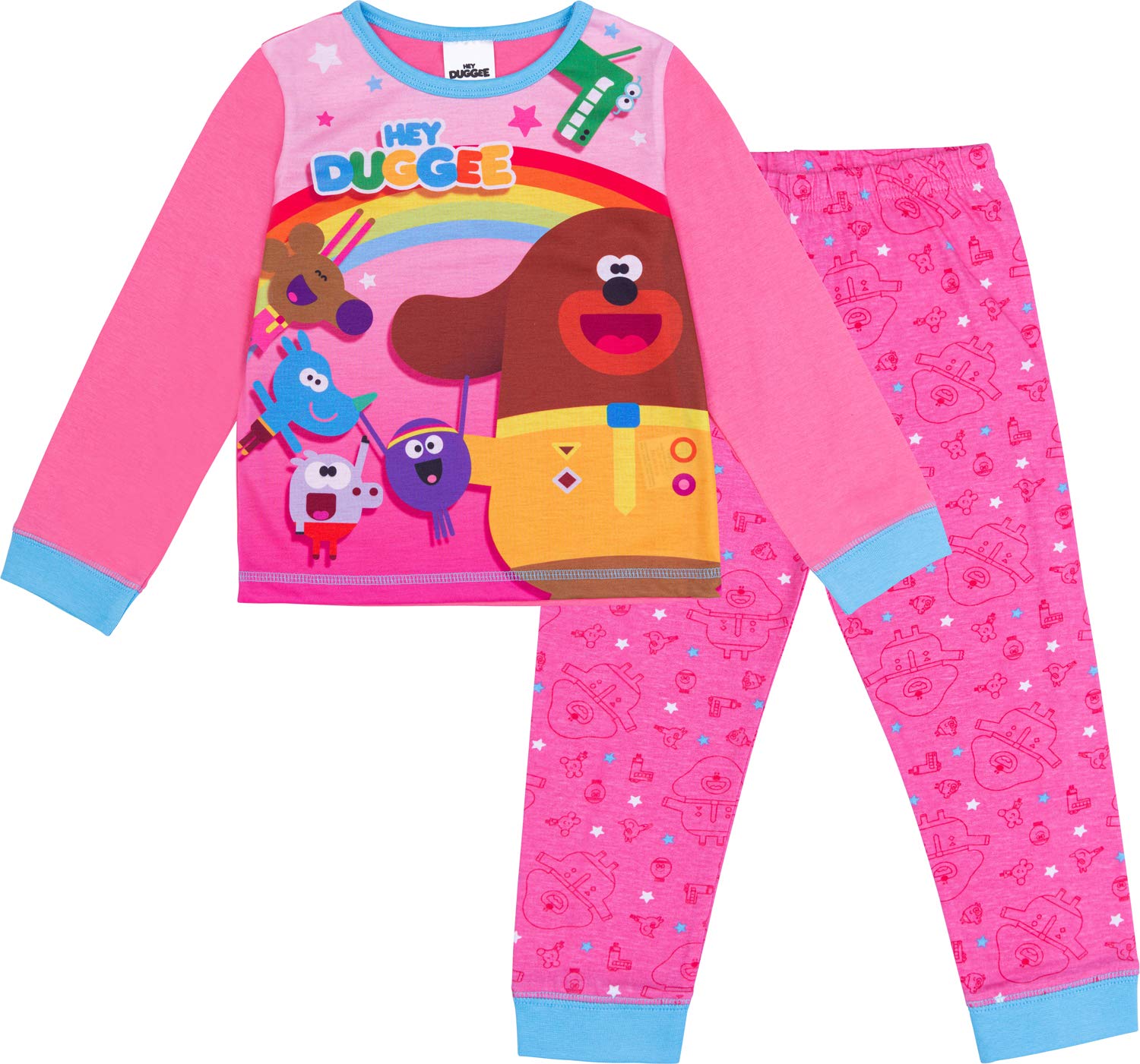 Hey Duggee Girls Pyjamas Squirrel Club PJs Infant Kids Gift Nightwear (18-24 Months) Pink