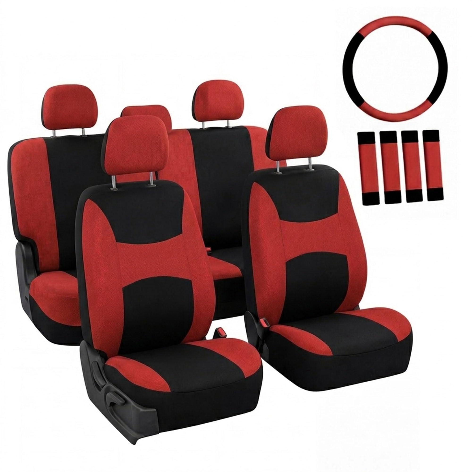FH Group seat covers in red | Mubboo