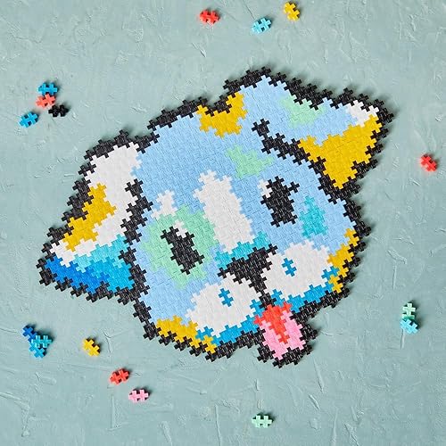 Miniatura 4 de PLUS PLUS - Rompecabezas por número - Cachorro de 500 piezas - Tallo de construcción de construcciónjuguete de vapor, mini bloques de rompecabezas