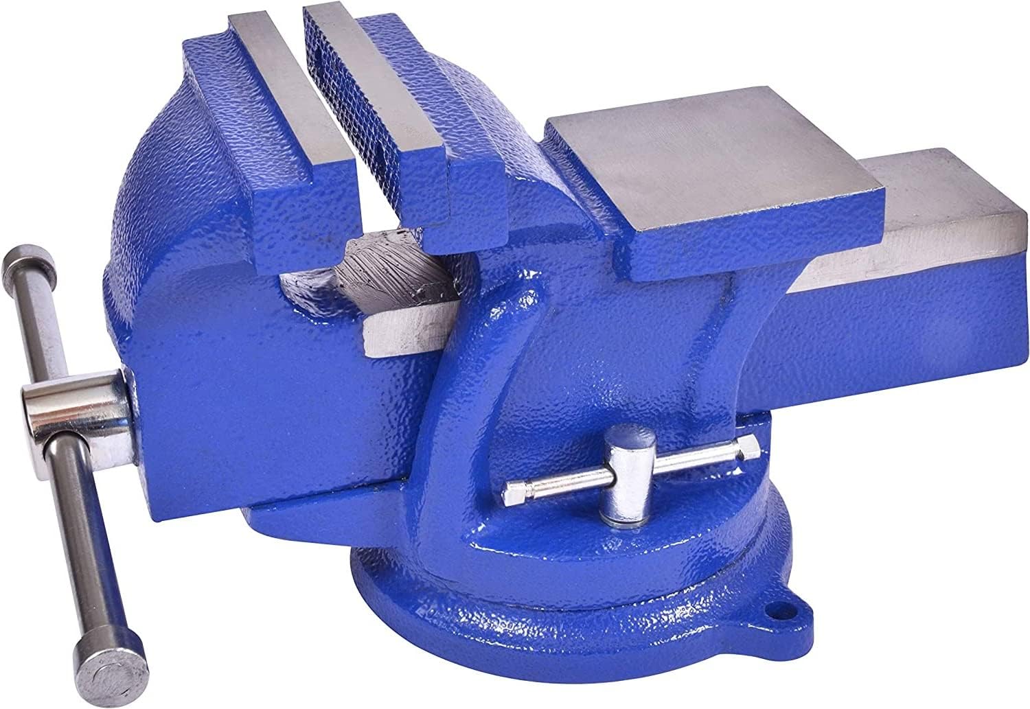 GREYTEN Bench Vice, Bench Vise, 4" Swivel Bench Vise, Made of SG Iron