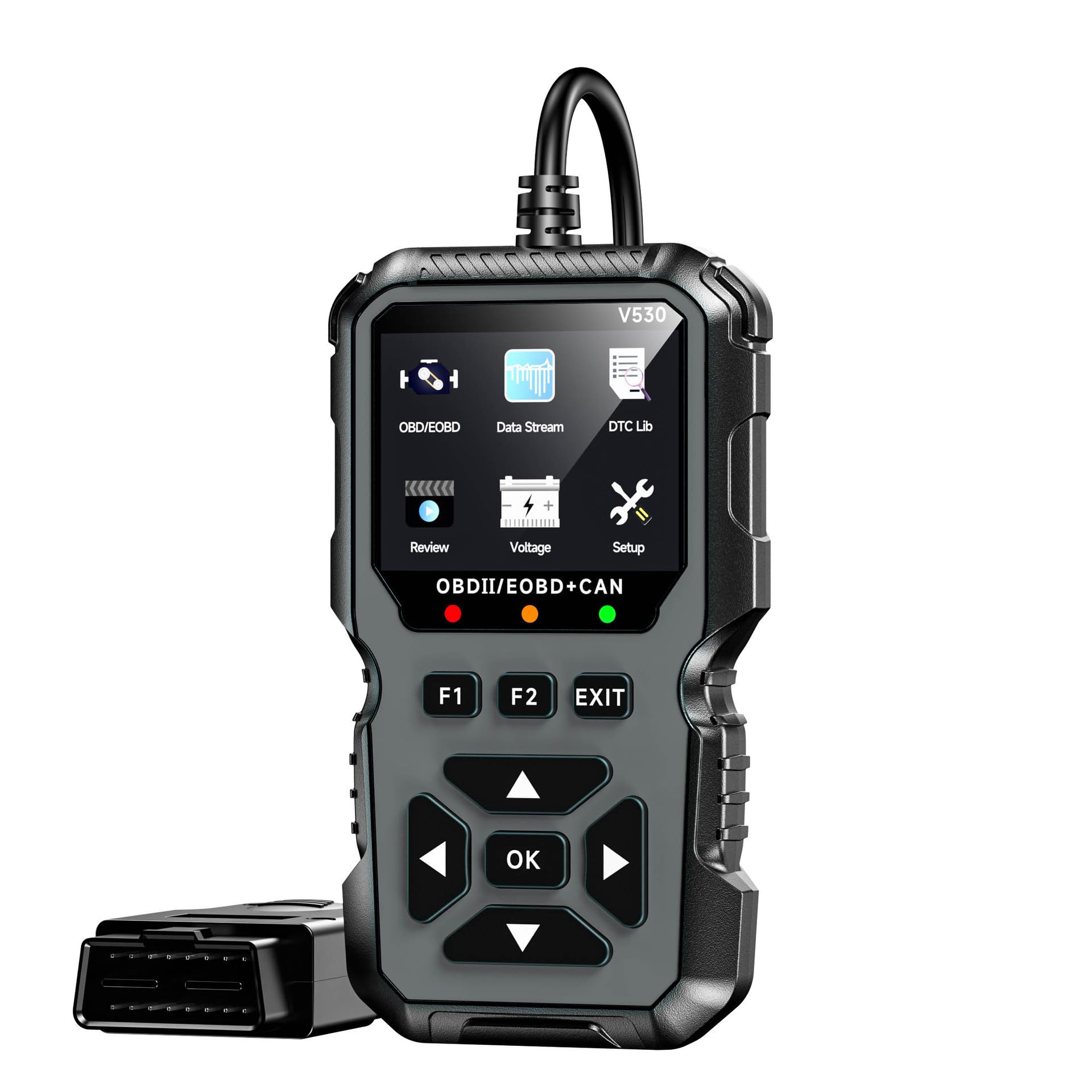 OBD2 Diagnosis para Mercedes Benz X Class X220d X250d X350d 4MATIC, Rápido Lectura Códigos Error, Portátil Diagnosis, Fiable Datos en Tiempo Real, Scanner OBD2,Grey