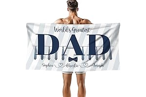 Hoomall Customized Beach Towel: Father's Day Special