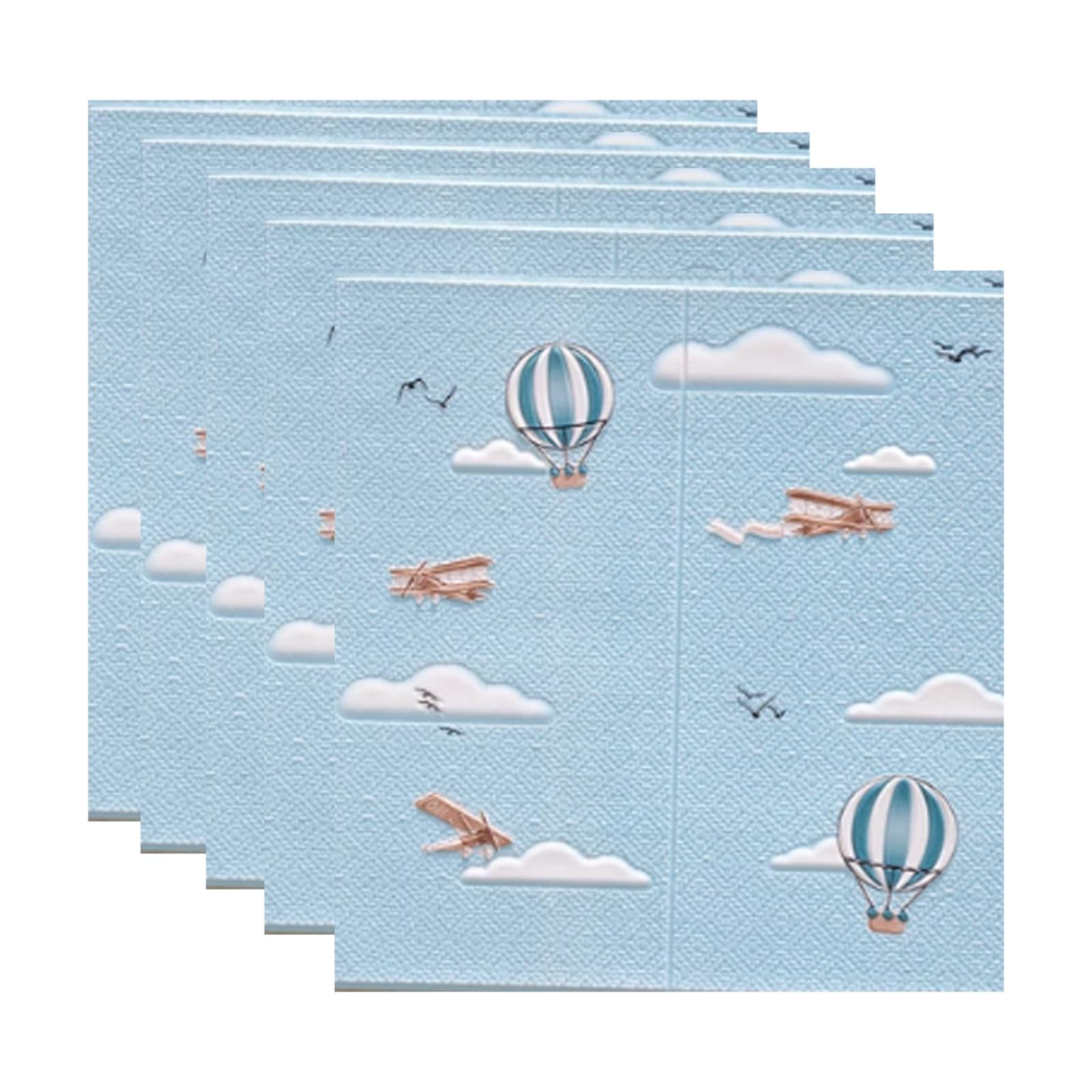 Pannelli soffitto Pannelli Per Soffitto Fai Da Te Facili, Bianchi/rosa/blu – Pannelli Decorativi Autoadesivi In ​​PVC Per Coprire E Staccare Il Soffitto – Copertura Rapida Vecchi Soffitti(Blue,50 pcs)